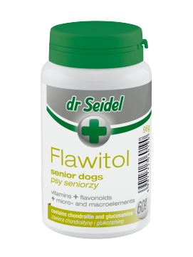 Dr Seidel Flawitol dla Psów Seniorów 60 Tabletek