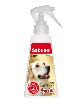Sabunol Spray Przeciw Pchłom i Kleszczom 100 ml